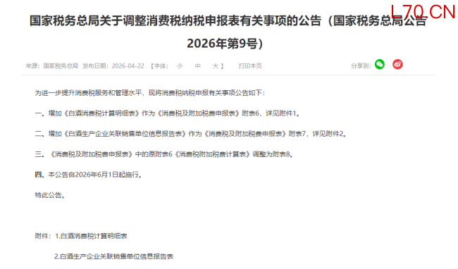 征管亮剑！白酒消费税新规落地从严征管重塑格局